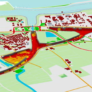 Hydrografisch beeld haven Delfzijl