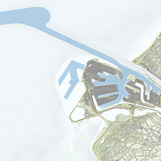 Vaarwegen rondom de Europoort
