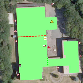 Digitale bereikbaarheidskaart. Bron: AVD/CityGIS